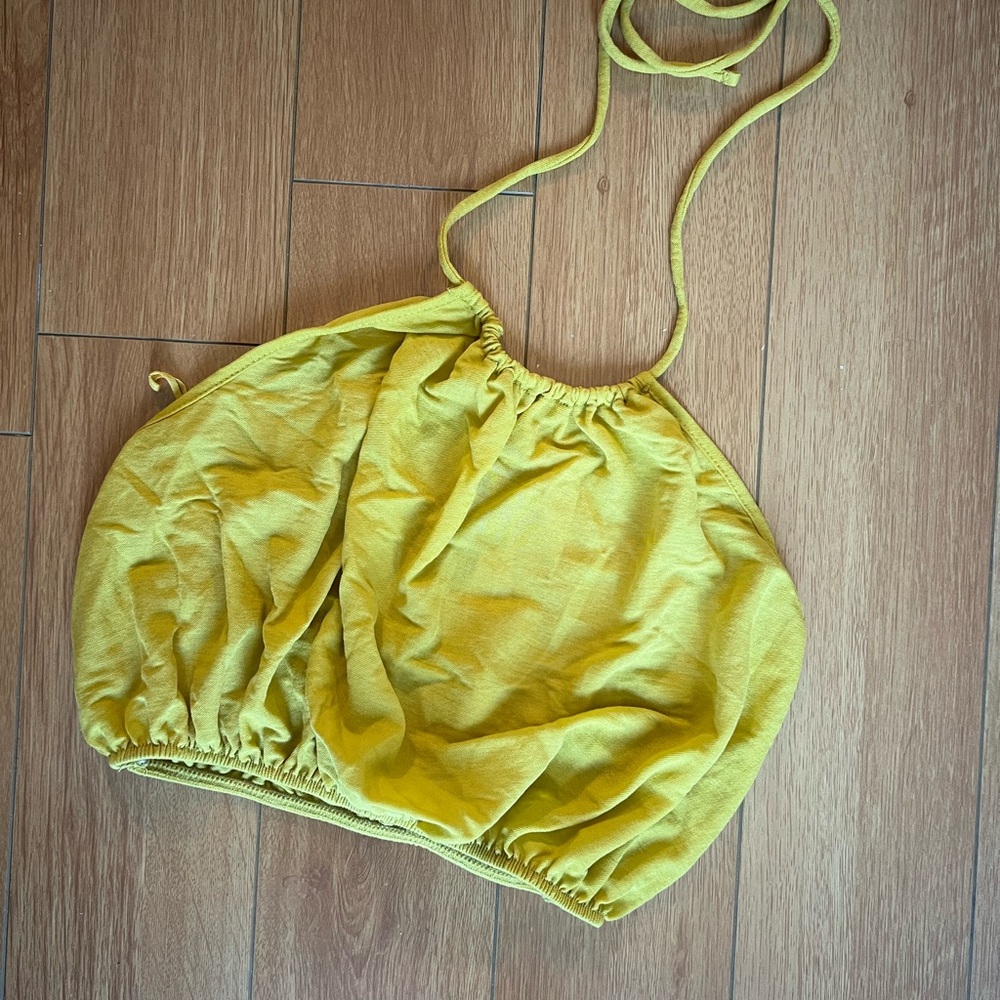 Zara Mustard Yellow Top